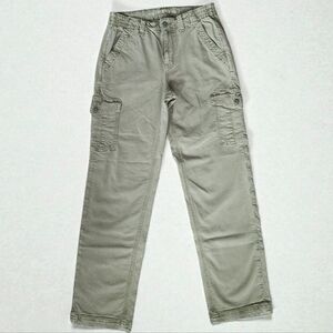 AE Stretch Cargo Straight Pant In Green- Size 6 Regular